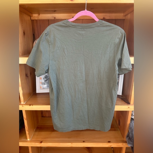 Psycho Bunny Allen Camo Graphic Men's Tee Shirt Dark Olive (Size 5/M) - Picture 2 of 6